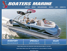 Tablet Screenshot of boatersmarine.com